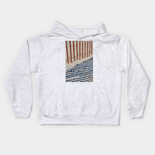 Herring Bone Shadows Kids Hoodie by BrianPShaw